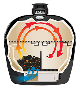 Primo Ceramic Grills XL Charcoal Grill- Grill Only